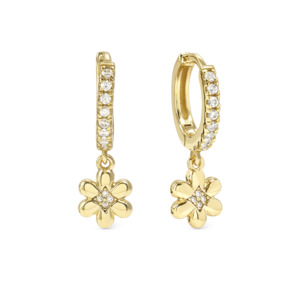 Fashion Jewellery: Nomination Petit Sparkle Flower Drop Earrings 242305/012