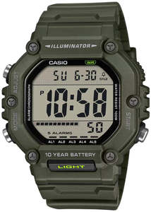 Mens Casio Digital Xtra-Long Strap AE1600HX-3A