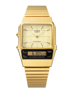 Watches: Mens Casio Vintage Duo Watch AQ800EG-9A