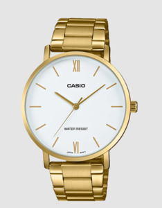 Casio Gold Analogue Watch MTPVT01G-7B