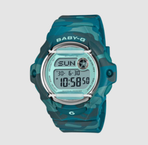 Casio Baby G Watch Blue Camo BG169CM-2D