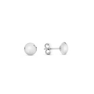 Childrens Jewellery: Sterling Silver 3mm Flat ball Stud Earrings