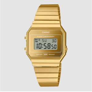 Mens/ Unisex Casio Vintage Gold Digital A700WEVG-9A