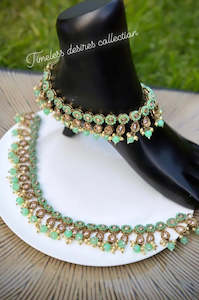 Anklets: Statement pc in reverse AD anklets / jhanjra (TD-17)