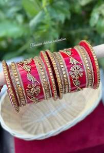 Bridal Chooda Range: Rajwadi Chooda bangles ( set of both hands )