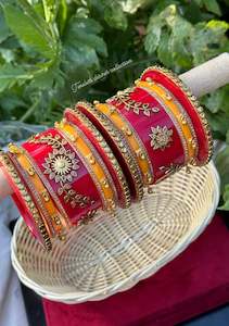 Rajwadi Chooda Bangles ( set of both hands )