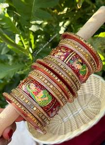 Rajwadi Doli Chooda bangles ( set of both hands )