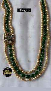 Haldi Or Maaiya Jewellery: Sherwani Maala Necklace ( TD-1 )
