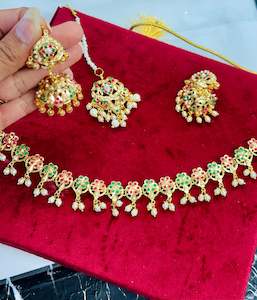 Punjabi traditional jewellery set - T6