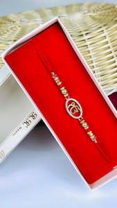 Rakhi Collection %E0%A8%B0%E0%A9%B1%E0%A8%96%E0%A9%9C%E0%A9%80%E0%A8%86%E0%A8%82: ੴ  Rakhi / Rakhdi Box in American Diamond - Code A34