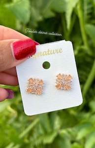 Yellow Colour Jewellery Options: Yellow earrings in American diamond