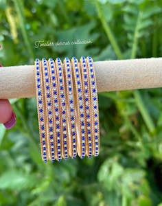 Blue kangan bangles