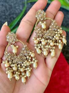 Golden colour earrings, Code: E6