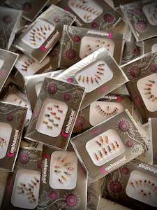 Assorted multi Bindi Cards ( Long shape )