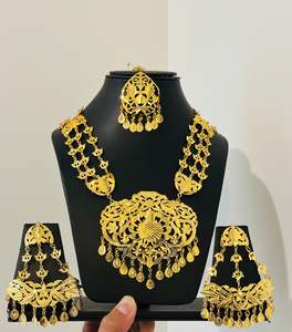Traditional Gold look Rani Haar set - Code:074