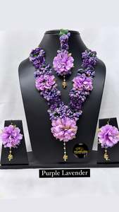 Purple or Lavender Floral jewellery