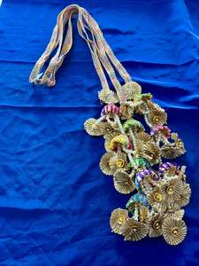 Multi colour paranda with gotta, ( Code: 38 )