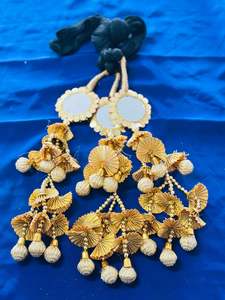 Paranda Collection: Golden colour paranda, ( Code: 34)