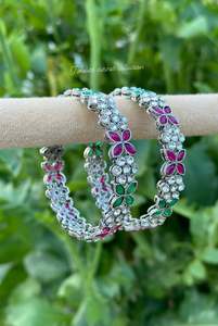 C Multi Coloured Jewellery Options Jewellery: Oxidised bangles / kangan’s in multi