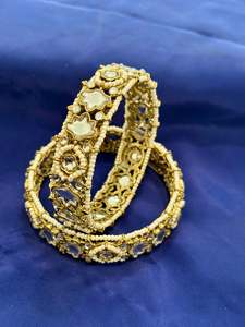 Kada bangle for both hands, Colour: Gold, (Code:023)