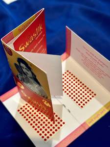 Accessories: Bindi card, Colour: Red, Size: 2.5mm, (Code:128)