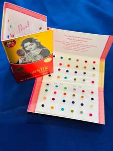 Bindi card, Colour: Multi , Size: 3.5mm, (Code:127)