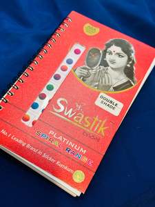 Accessories: Double Shade Multi Colour Bindi Book, (Code: 123)