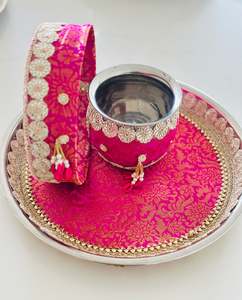 Accessories For Karwa Chauth: karwa Chauth Thali set