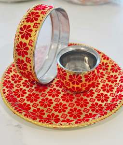 Accessories For Karwa Chauth: karwa Chauth Thali set, Code: 105