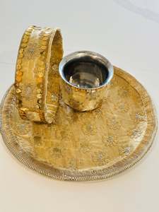 Accessories For Karwa Chauth: karwa Chauth Thali set, Code: 111