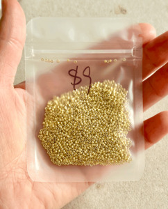 1.5mm Toho Glass Beads in Gold Colour - Timeless Fashion