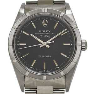 Rolex: Rolex Air-King Black and Silver, 34mm, Calibre 3000 Automatic, 14010, P-series