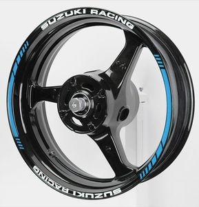 AxxL Original 17" SP6S Custom Rim Sticker Kit – SUZUKI RACING Edition