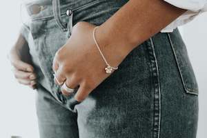 Bracelets: Manuka Honey Bracelet - sterling silver