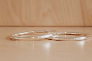 Bracelets: Goals Realised Bangle - sterling silver