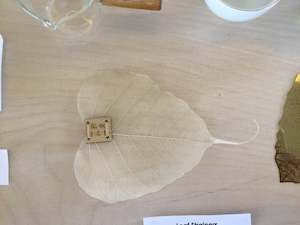 Teapots Strainers: Linden Leaf Tea Strainer