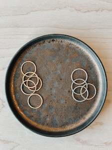 Tūhono Mana - 24k gold plate and sterling silver rings