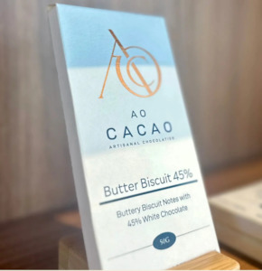 Ao Cacao: Butter Biscuit White Chocolate 45%