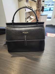 Bags: Classic Genuine Leather Black Handbag