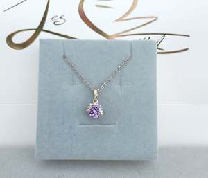Premium Crystal Jewellery Collection: Amethyst Purple | Premium Crystal | Pendant Necklace
