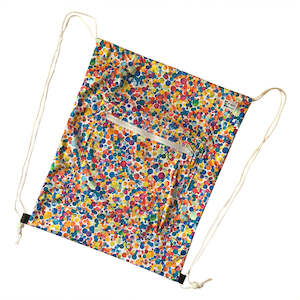 Large Drawstring: Totally dotty Drawstring (large wet bag)