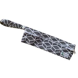 Geometric (cutlery or toothbrush wet bag)