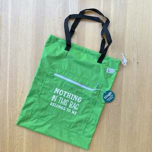 Nothing in this bag belongs to me (large tote wet bag)