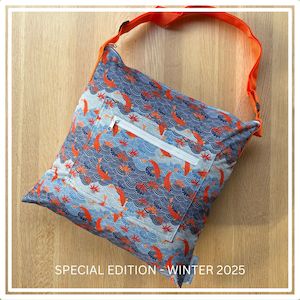 All Wet Bags Large Wet Bags New: Special Edition - Koi 'The Square' (crossbody wet bag)