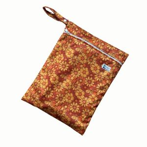 Retro daisy (medium wet bag)