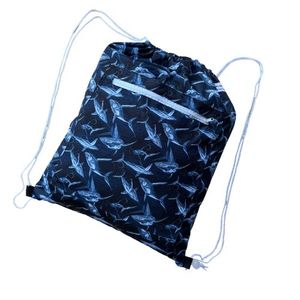 All Wet Bags: Shark sketch Drawstring (large wet bag)