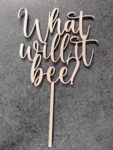 Cake Toppers: What will it bee? Topper