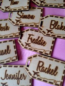 Wedding Collection: Wedding Travel Name bag tags favors