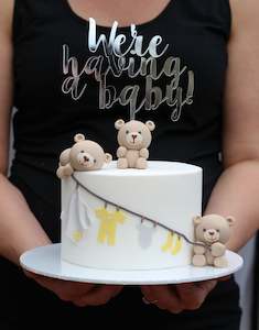 Weekly Special: We're having a baby! cake topper