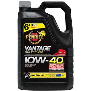 Engine Oil: Vantage Full Synthetic 10W-40 Engine Oil 6L VANFULL10W40006